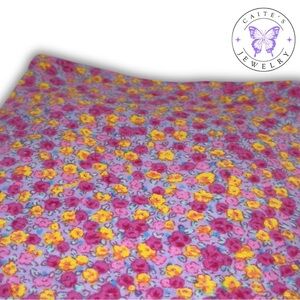 Handmade Book/Kindle Sleeve with a Pink Floral Fabric